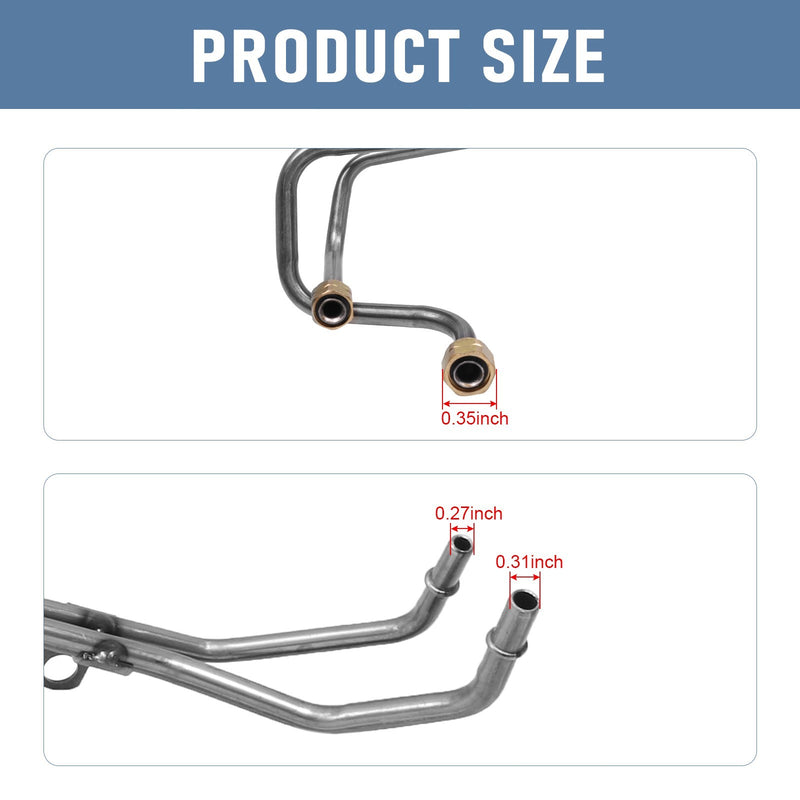 Diesel Fuel Supply Return Line Assembly for Ford Powerstroke 7.3L 1998-2003