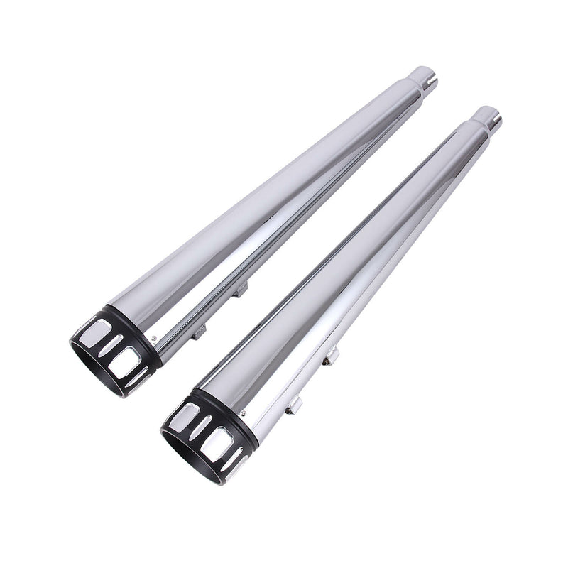 DNA 4in Exhaust Pipes Mufflers for Harley Touring Baggers Dresser 1995-2016