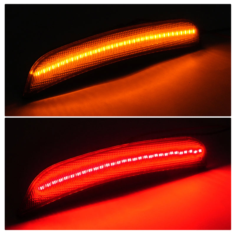 Smoke LED Front/Rear Side Marker Lights for Chrysler 300C 300S 2015-2023
