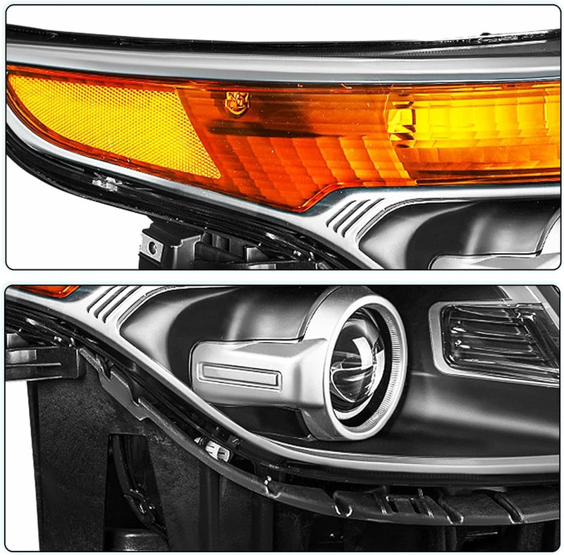 Passenger Side For 2011-2015 Ford Explorer Halogen Headlamp Assembly
