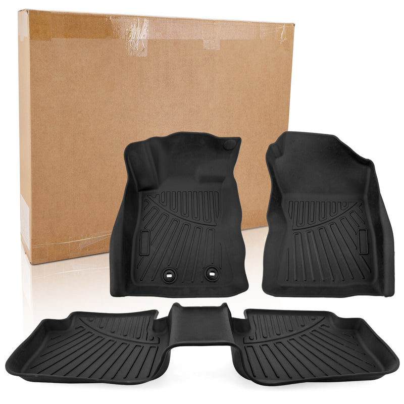All Weather Floor Mats Liners 1st and 2nd Row for Subaru Crosstrek 2024-2025