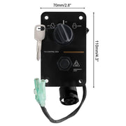 DURAFORCE 704-82570-12-00 Single Engine Key Switch Assembly Panel for Yamaha Outboard