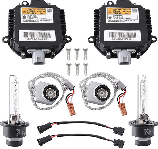 DURAFORCE 2 Set Xenon Ballast Igniter HID D2S Bulb Kit for 07-15 Infiniti G35 G37 Q40 Q50