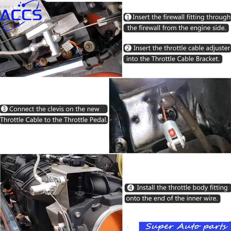 102MM LS Throttle Body Position Sensors TPS IAC Gas Cable Kits
