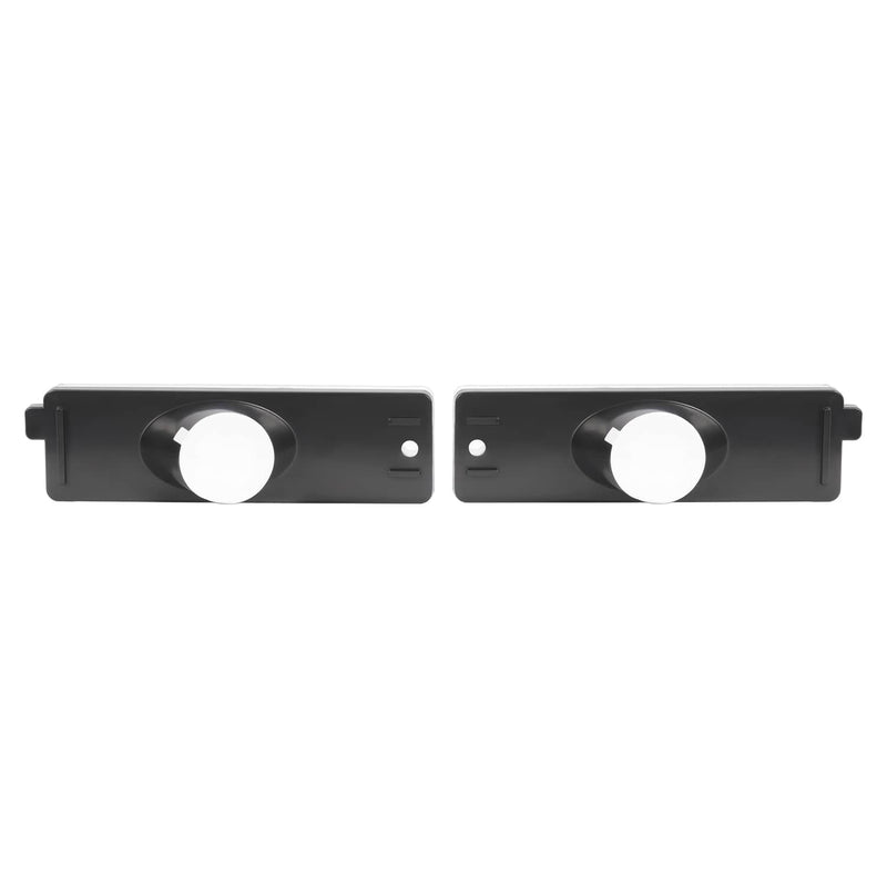 DURAFORCE Black Side Marker Turn Signal Light Bumper Lamp for Chevy Camaro 1993-2002 4PCS