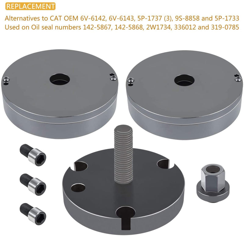 Front & Rear Crankshaft Seal Wear Sleeve Installer for CAT 3406 3408 C-15 Diesel