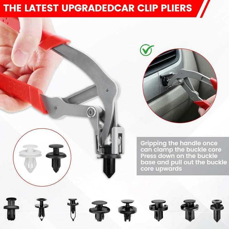 Professional Car Clip Pliers Auto Trim Panel Fastener Push Pin Removal Tool