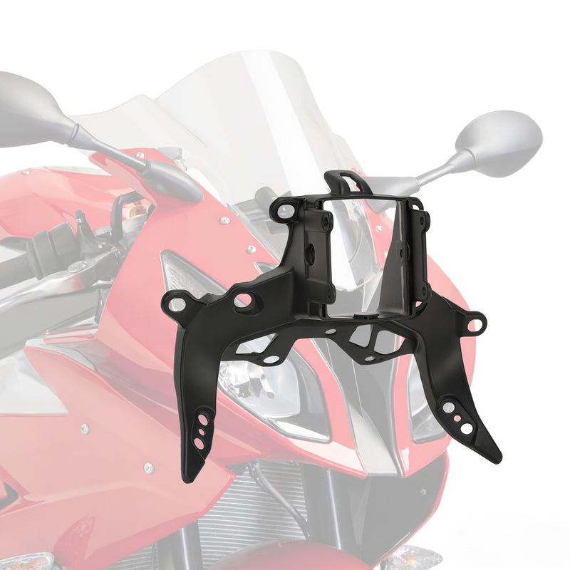 Front Upper Headlight Fairing Stay Bracket Black Fit for BMW S1000RR 2009-2018