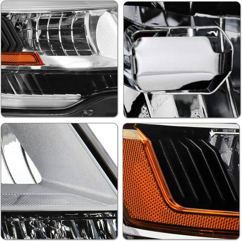 Right Side LED DRL Headlight for Ford Explorer Limited XLT Platinum