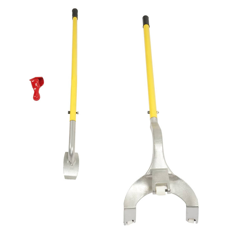 DURAFORCE Tire Changer Mount Demount Tool for Tubeless Truck 17.5 to 24.5 Powder Coated