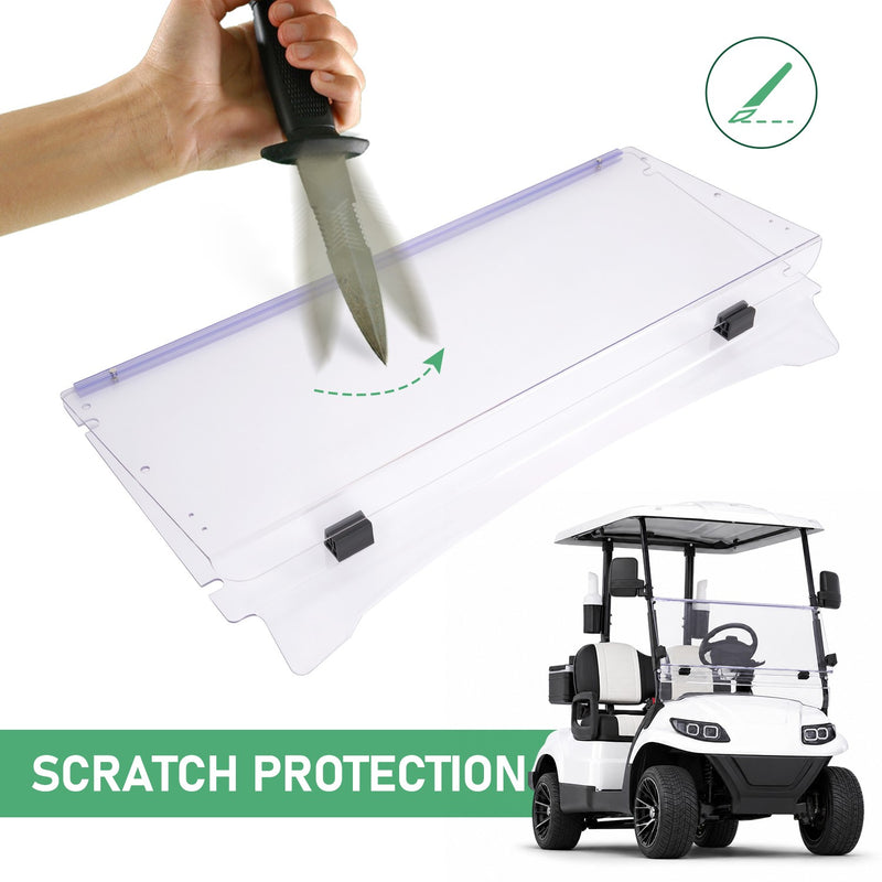 Folding Windshield Windscreen for ICON I20 I40 I60 I20L I40L I60L Golf Cart