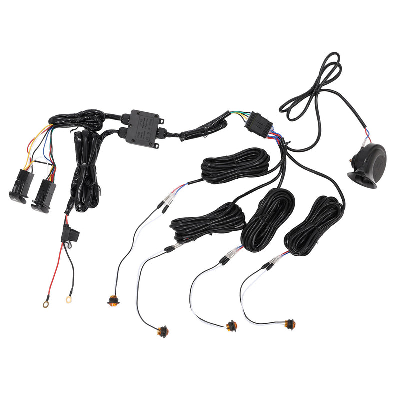 Plug and Play Turn Signal Horn Kit for Polaris Can-Am Kawasaki UTV Universal
