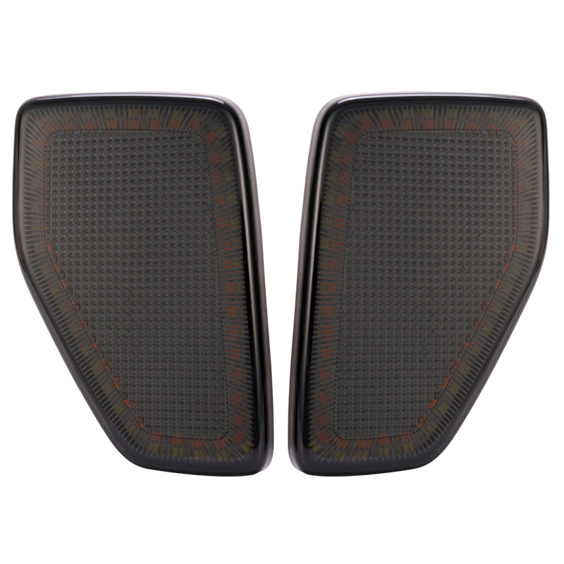 Smoked Full LED Front Fender Side Marker Lights for Hummer H3 05/06-10 H3T 09-10