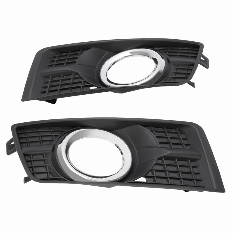 Left And Right Side Fog Light Cover Bezel Trim Chrome for Cadillac SRX 2010-2016