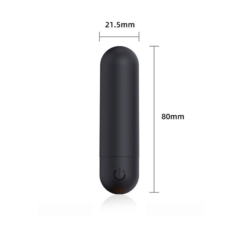 Women Mini Powerful Bullet Shape 10 Speed Vibrating Neck Body Massage Personal