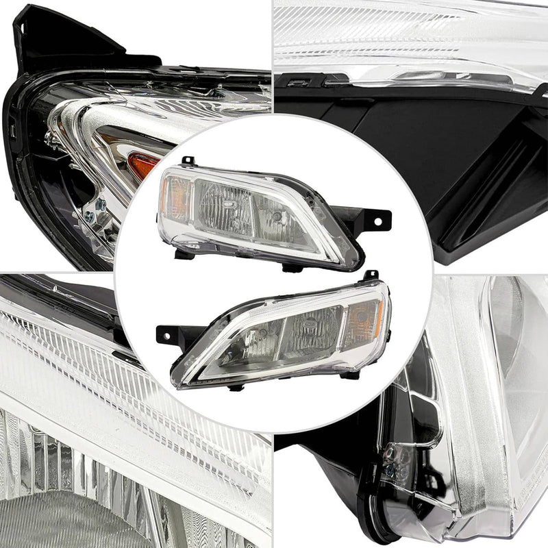 Pair Left+Right Halogen Headlights for Dodge Ram Promaster 1500 2500 2023-2026