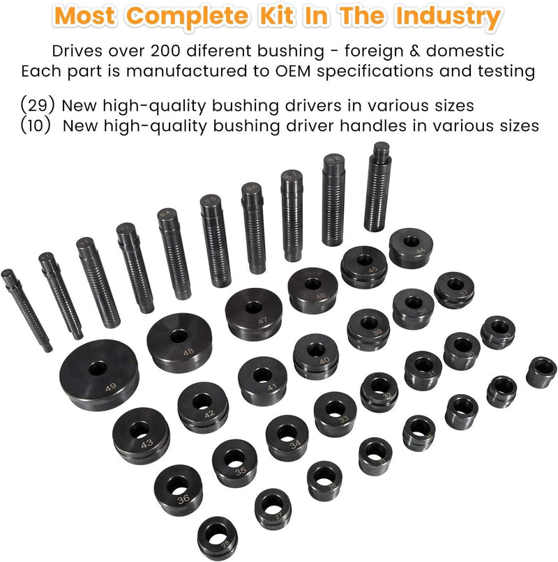 T-0220-39 Master Bushing Driver Kit Bearing Seal Installer Remover Tool