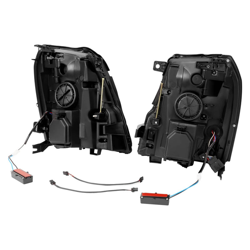 DURAFORCE LED Projector Headlights HID/Xenon for Cadillac Escalade 2007-2010-2014 ESV EXT