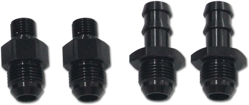 Black Transmission Cooler Hose Line Set for Dodge Ram 2500 3500 5.9L 48RE 03-07