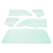 DURAFORCE Rear Side Window Glass for Chevrolet Chevelle 1970-1972 2 Door 5 Pcs