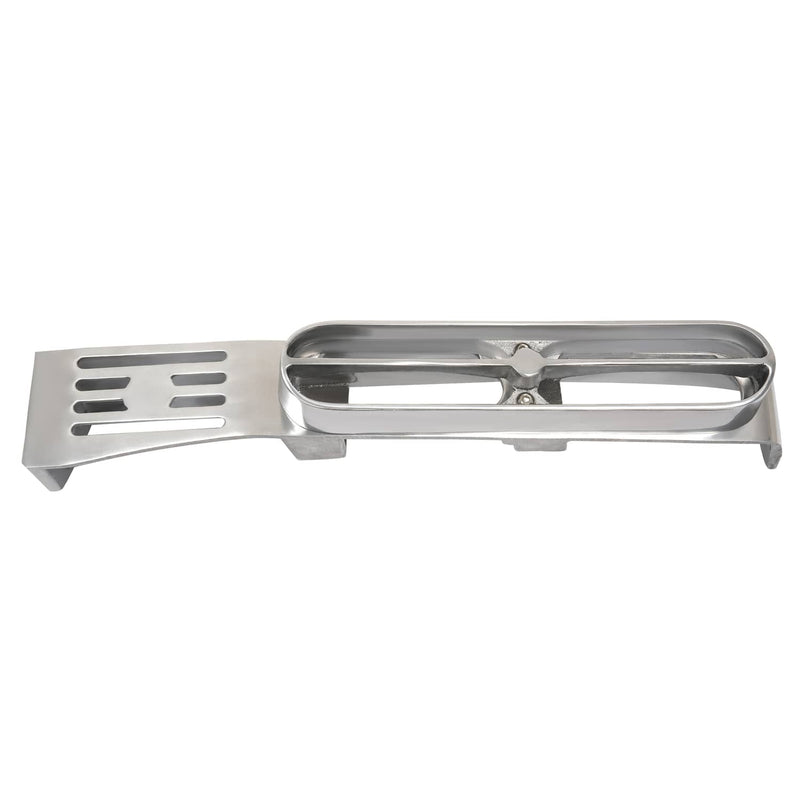 DURAFORCE Silver Front Fender Light Bracket Double JJ Blinker Bar for Peterbilt 389 388