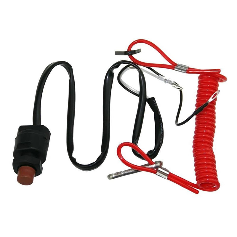 DURAFORCE 6E9-82575-09 Kill Stop Switch for Yamaha 15HP 25HP 30HP 40HP Motors