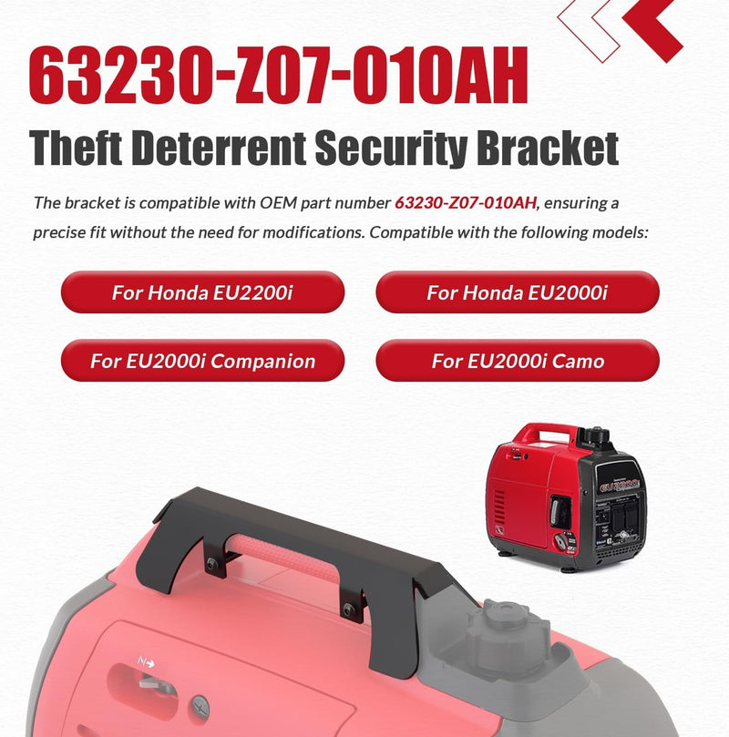 Generator Theft Deterrent Security Bracket for Honda EU2200i EU2000i