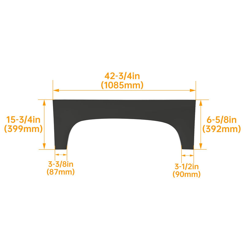 Bed Wheel Arch Repair Panel Right for Chevy Silverado 1500 2500 3500 2007-14