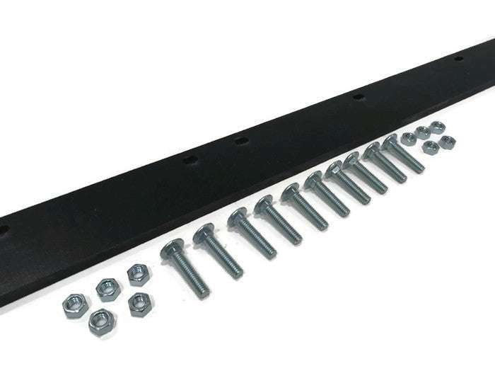 DURAFORCE 3/8in Poly Wear Bar Strap for John Deere X740 X744 X748 54in Snow Plow Blade
