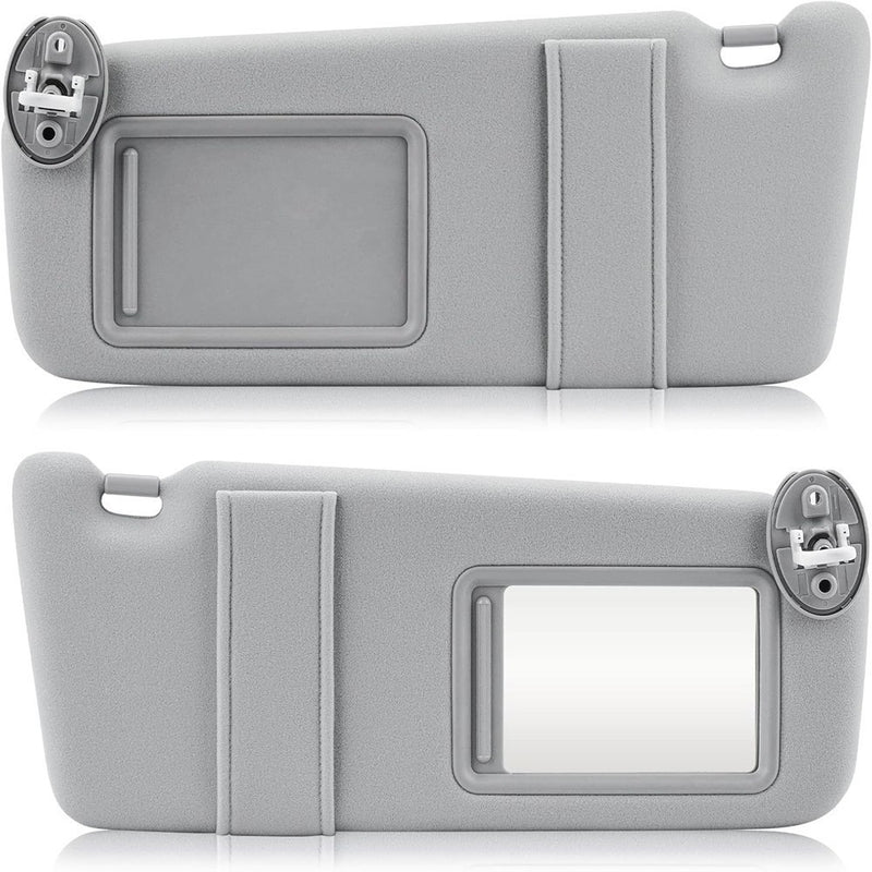 Sun Visor Pair Gray with Sunroof for Toyota Venza 2009-2016 74320-0T022-B1