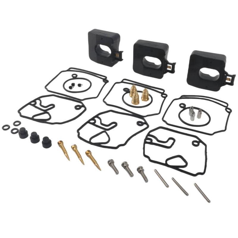 DURAFORCE 6H4-W0093-04 Carburetor Repair Kit for Yamaha 40HP 50HP 2-Stroke Outboard 3Pcs