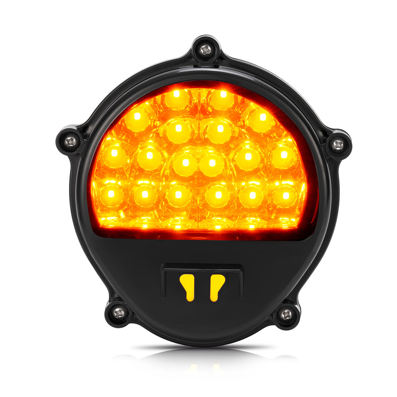12422957 Yellow Lens LED Front Turn Signal Light for Humvee M35 M998 Trucks