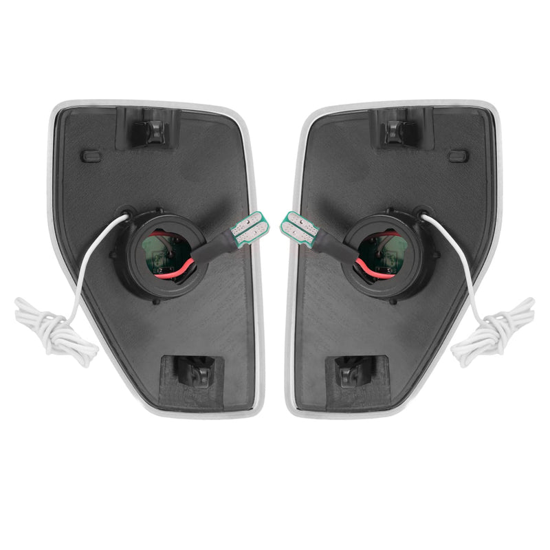 DURAFORCE Switchback LED Side Marker Signal Lights Clear Lens for HUMMER H3 2005-2010 Pair