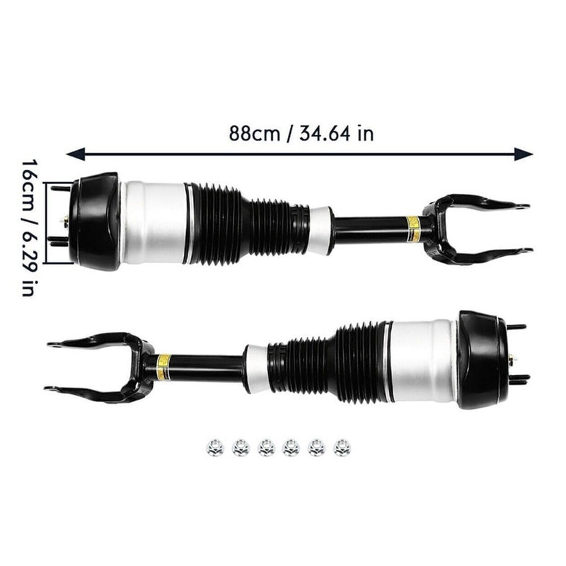 2Pcs Front Air Suspension Shock Struts w/ADS for Mercedes W166 X166 GL450