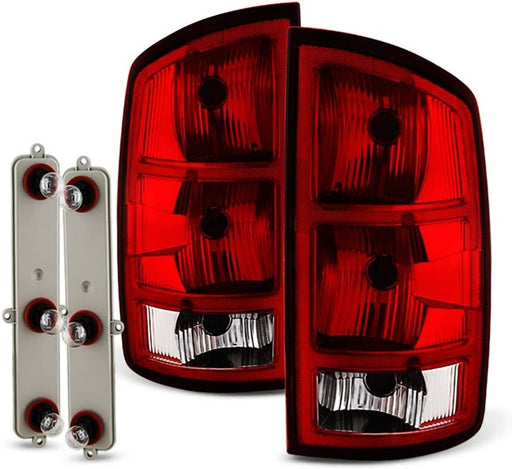 DURAFORCE Tail Lights w/Circuit Board for Dodge Ram 1500 2500 3500 Pickup 2002-2006 Pair