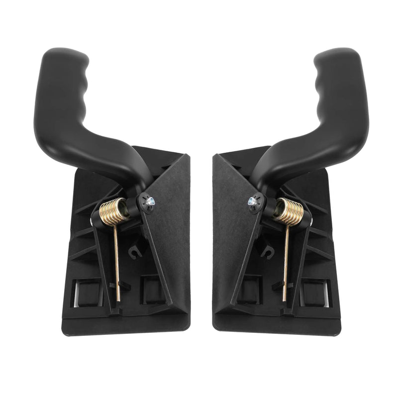 DURAFORCE Black Inside Door Handles for GMC Sierra 1500 2002-2006 LH RH 2 Pieces