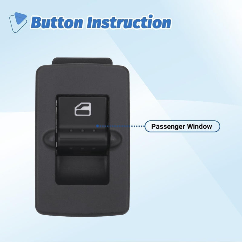 For VW New Beetle 1998 2010 Power Window Master Switch Driver Passenger Pair Set