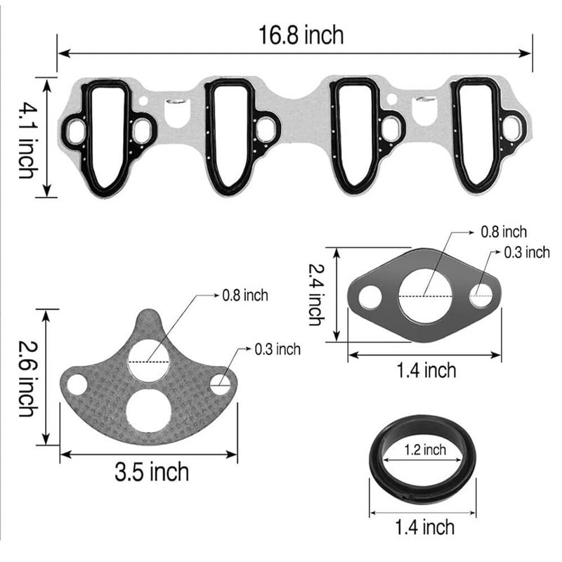 Fel-Pro Intake Manifold Gasket Set for Chevrolet LS 5.3L 4.8L 6.0L 6.2L