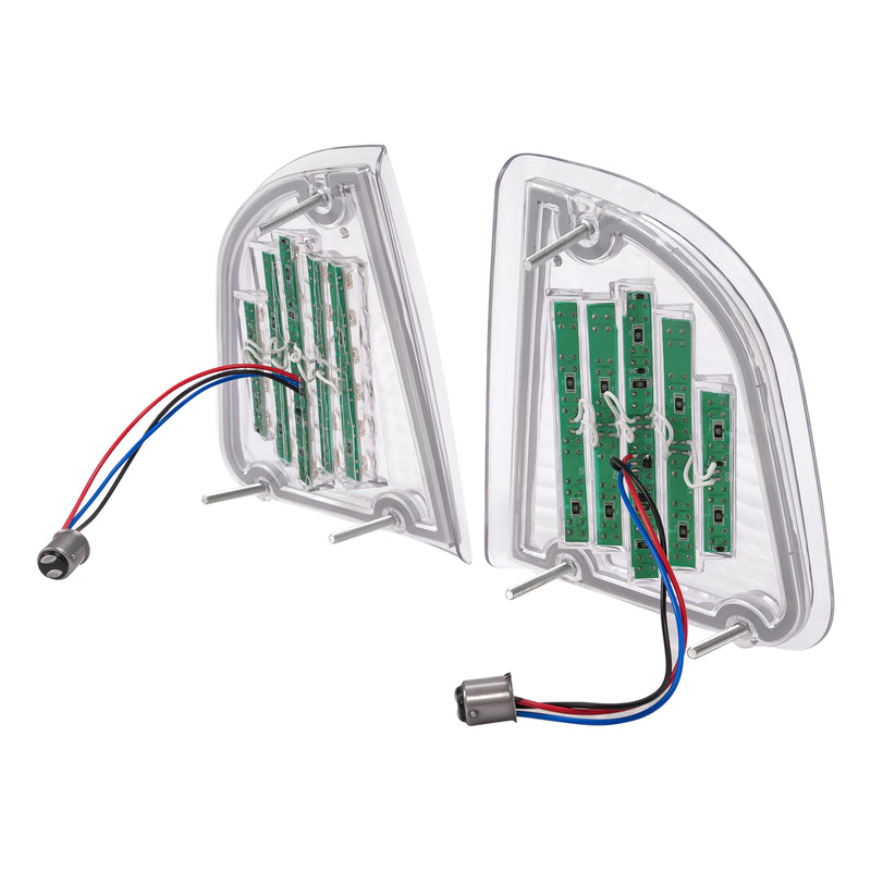 Clear LED Turn Signal Lights for Kenworth KW K300 T300 T330 T600 86-08 Pair