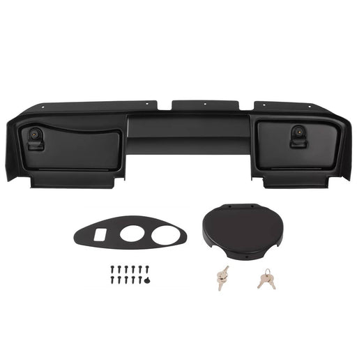 DURAFORCE Matte Black Dash Board Cover Assembly for EZGO RXV 2008-2014 Golf Cart