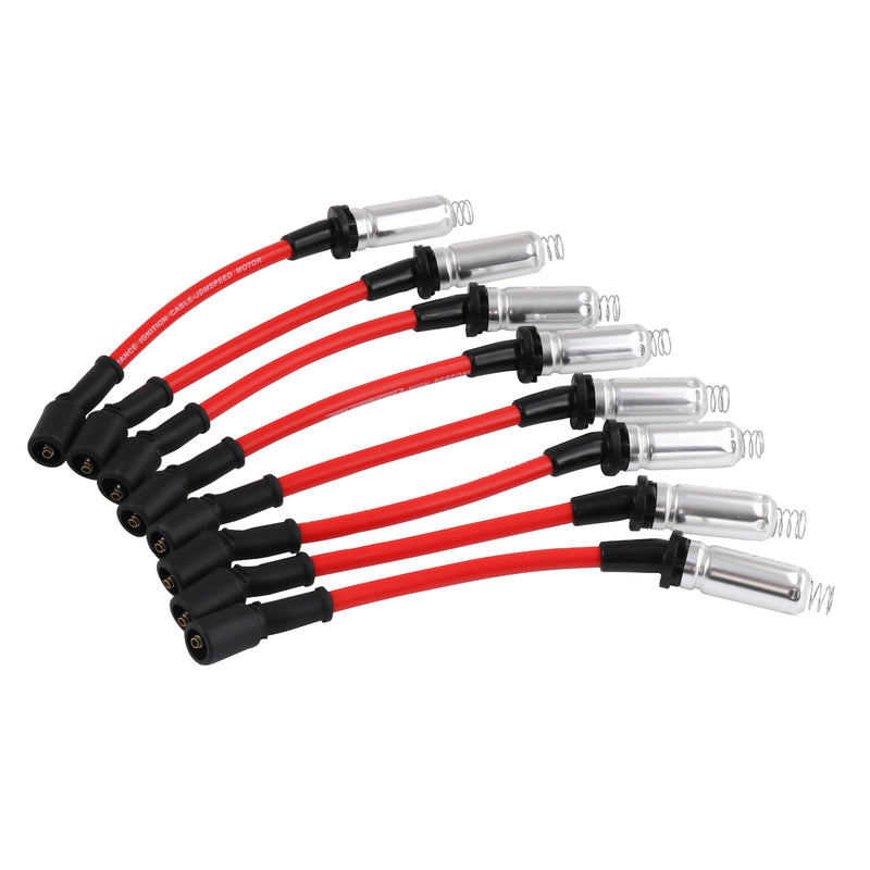 41-110 Iridium Spark Plugs & 48322 Spark Plug Wires for Chevy 5.3 6.0 6.2L