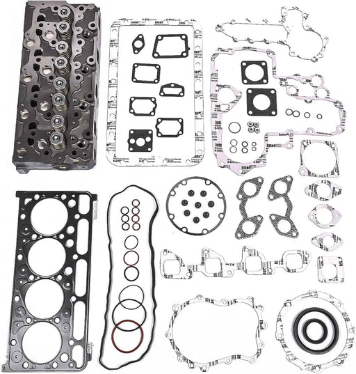 DURAFORCE Complete Cylinder Head Kit for Kubota V2203 V2203T V2203E V2203B L4200 Tractor