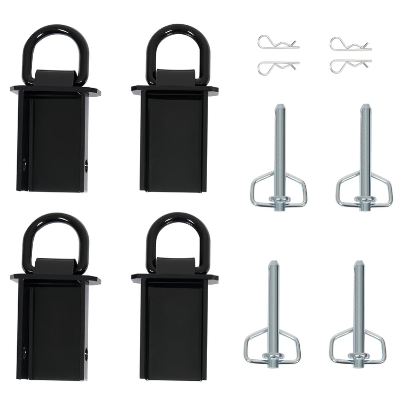 Stake Pocket D Rings for Utility Trailers 12000lbs Heavy Duty Removable 4pcs