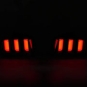DURAFORCE Clear Lens LED Tail Lights Rear Brake Lamps for Ford Mustang 2005-2009 Set