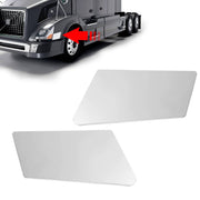 DURAFORCE Fender Chrome Headlight Hood Trim Set Left Right Side for Volvo VNL 2004-2015