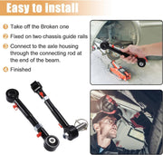DURAFORCE Front Sway Bar Link Quick Disconnects for Jeep Wrangler TJ 1998-2006