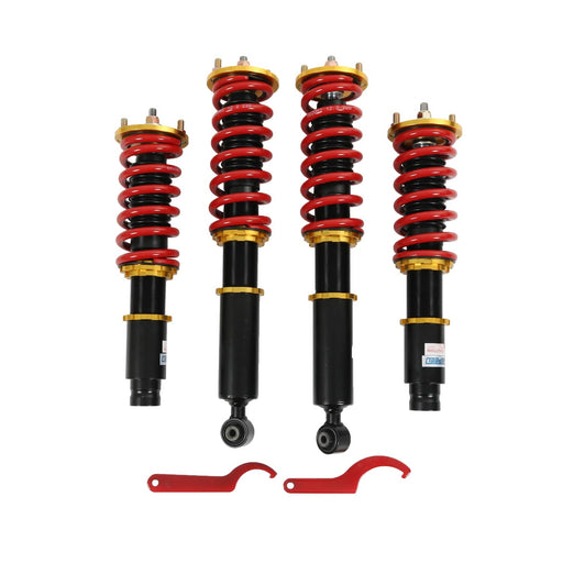 DURAFORCE 4PCS Coilovers Shocks Spring Kit for Honda CR-V CRV 1996-2001 Adjustable Height