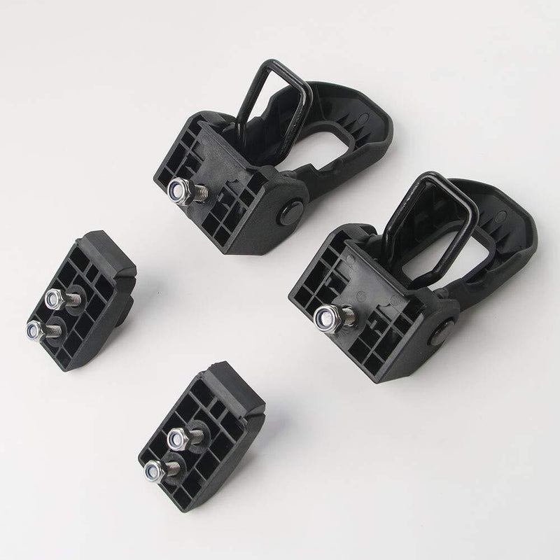 Hood Lock Catch Bracket Latch 2x for Jeep Wrangler JK JL JT 2007-2023 Sport
