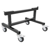 DURAFORCE Adjustable Chassis Stand for Sprint Midget Car 16-20in Locking Casters 2 Pieces