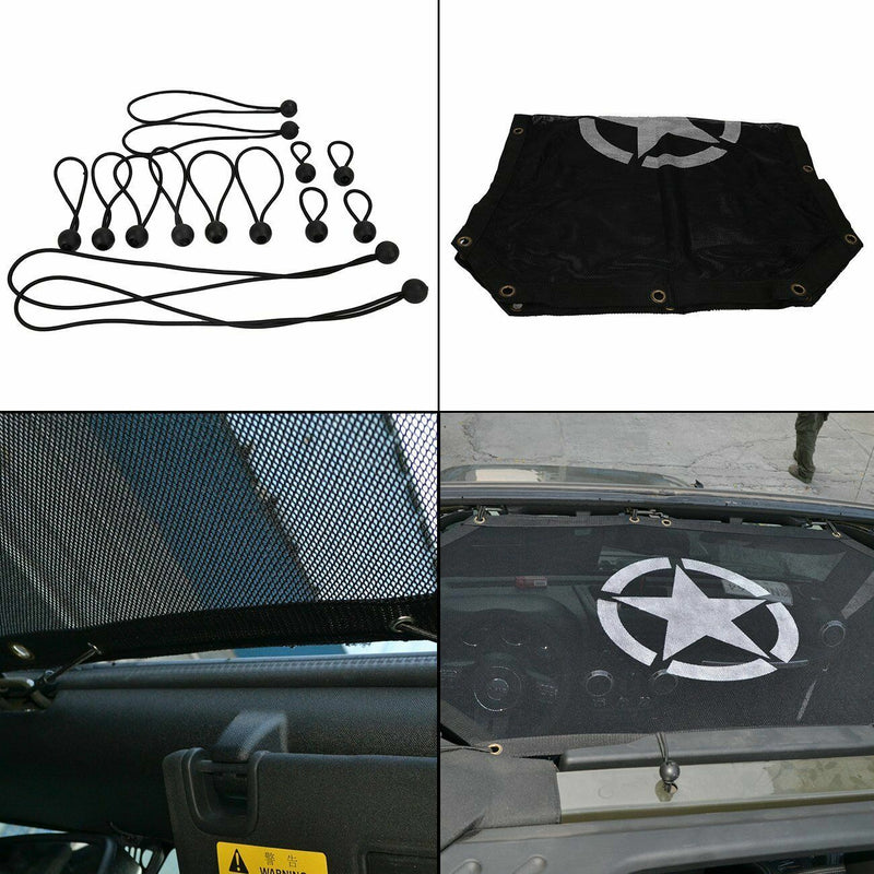 Five Star Sun Shade Bimini Bikini Top for Jeep Wrangler JK JKU 2 Door 4 Door